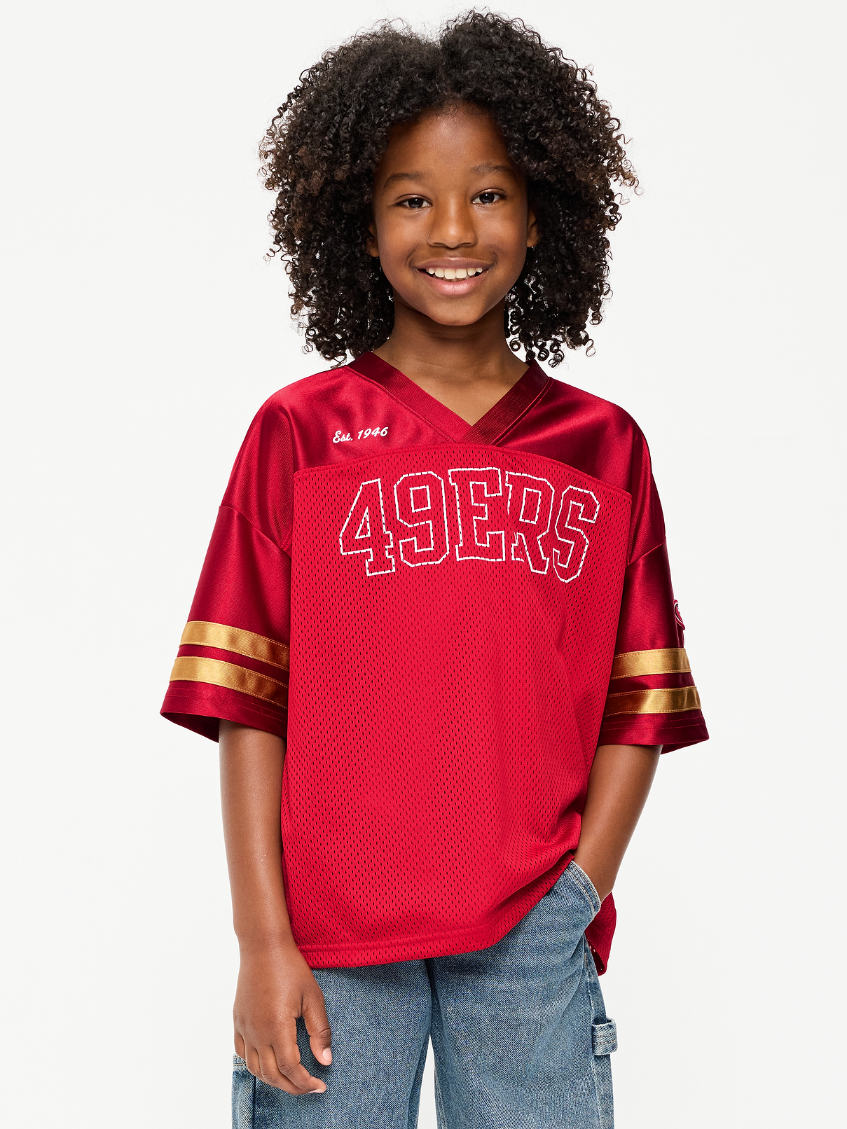 Image number 1 showing, San Francisco 49ers Lifestyle Jersey T-Shirt for Boys