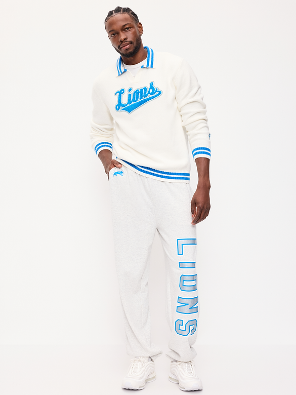 Detroit Lions Baggy Jogger Sweatpants for Men