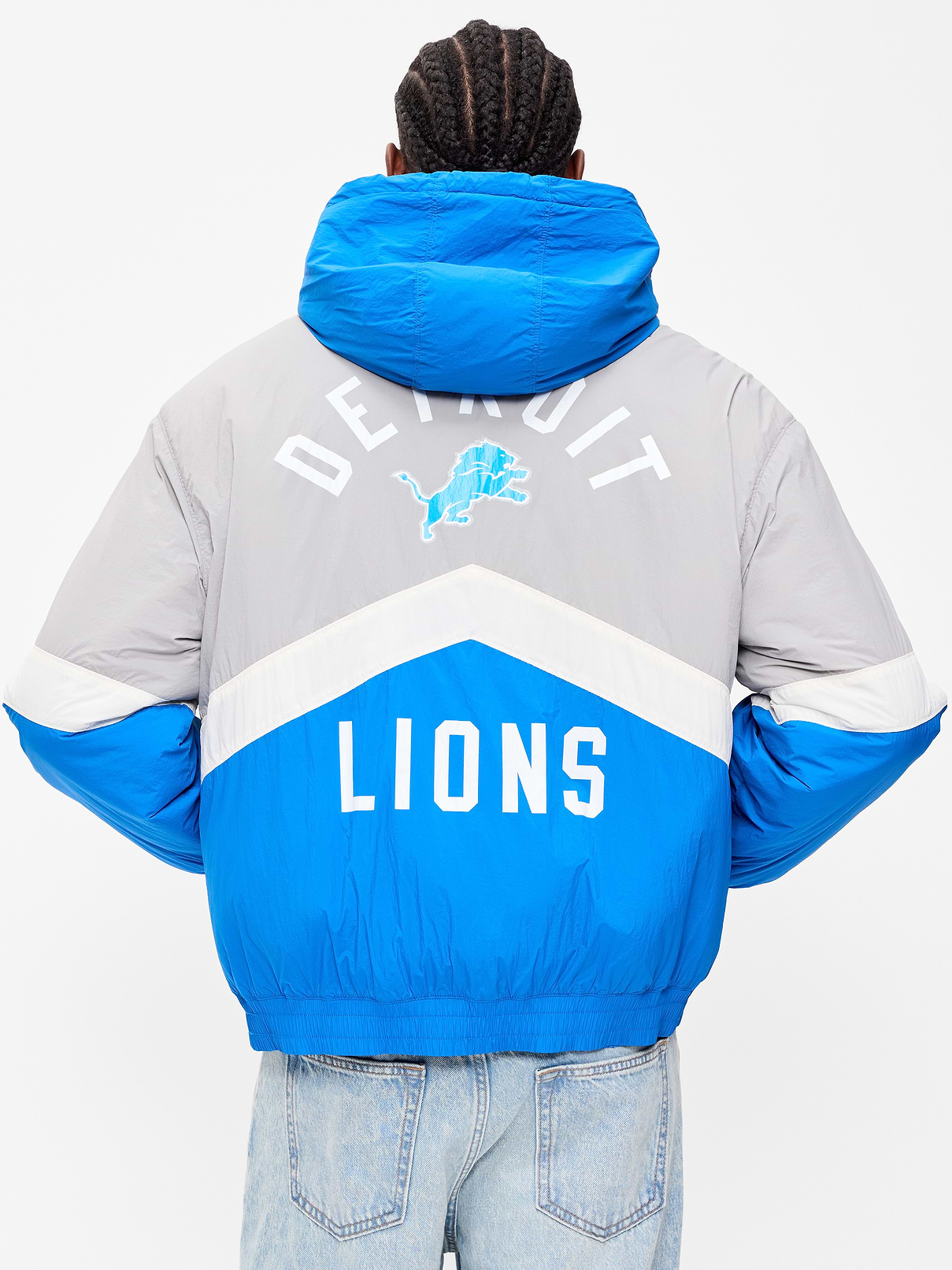 Image number 2 showing, Detroit Lions Oversized Jacket for Adults