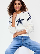 Image number 3 showing, Dallas Cowboys Cropped Sweater for Women