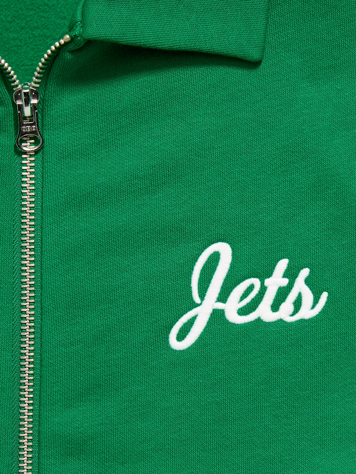 Image number 2 showing, New York Jets Oversized Fleece Bomber Jacket for Women