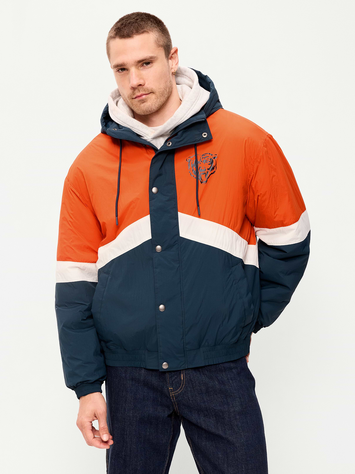 Image number 1 showing, Chicago Bears Oversized Jacket for Adults