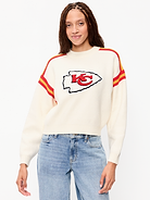 Image number 1 showing, Kansas City Chiefs Cropped Sweater for Women