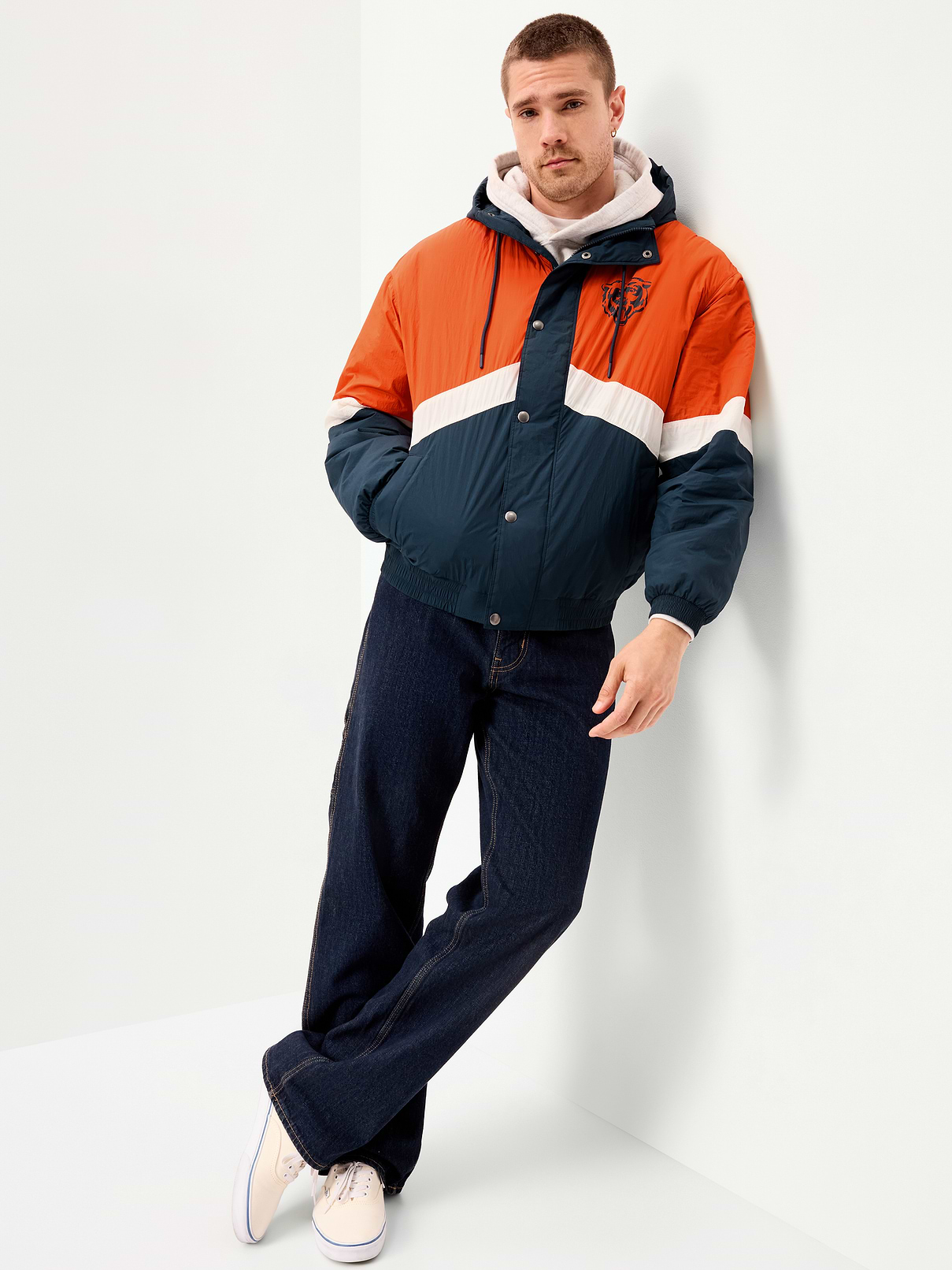 Image number 3 showing, Chicago Bears Oversized Jacket for Adults