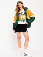 Image number 3 showing, Green Bay Packers Oversized Fleece Sweatshirt for Women