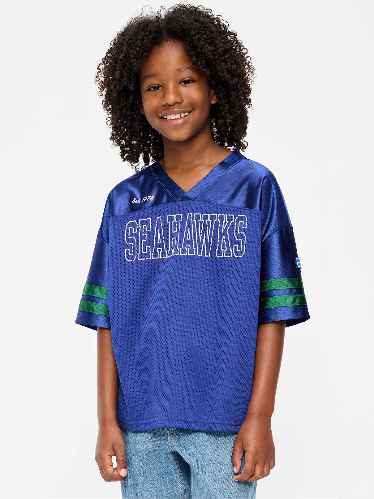 Image number 1 showing, Seattle Seahawks Lifestyle Jersey T-Shirt for Boys