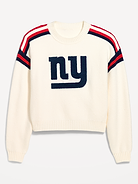 Image number 1 showing, New York Giants Cropped Sweater for Women