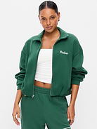 Image number 1 showing, Green Bay Packers Oversized Fleece Bomber Jacket for Women