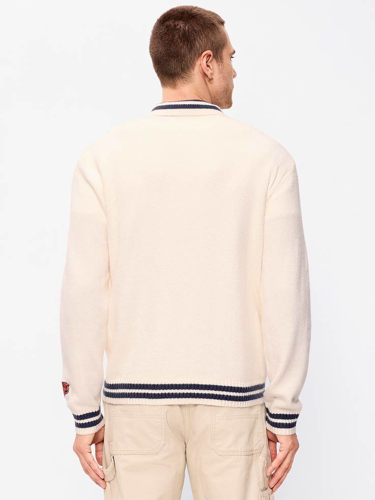 Image 2 of 6, Chicago Bears Collared Sweater for Men