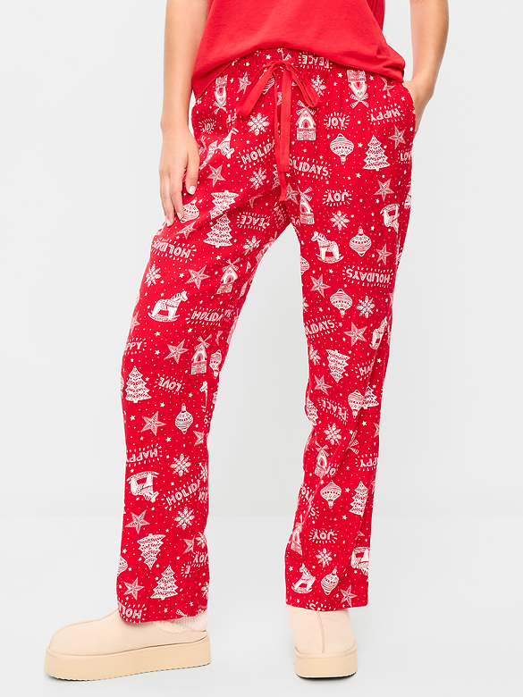 Flannel Pajama Pants for Women