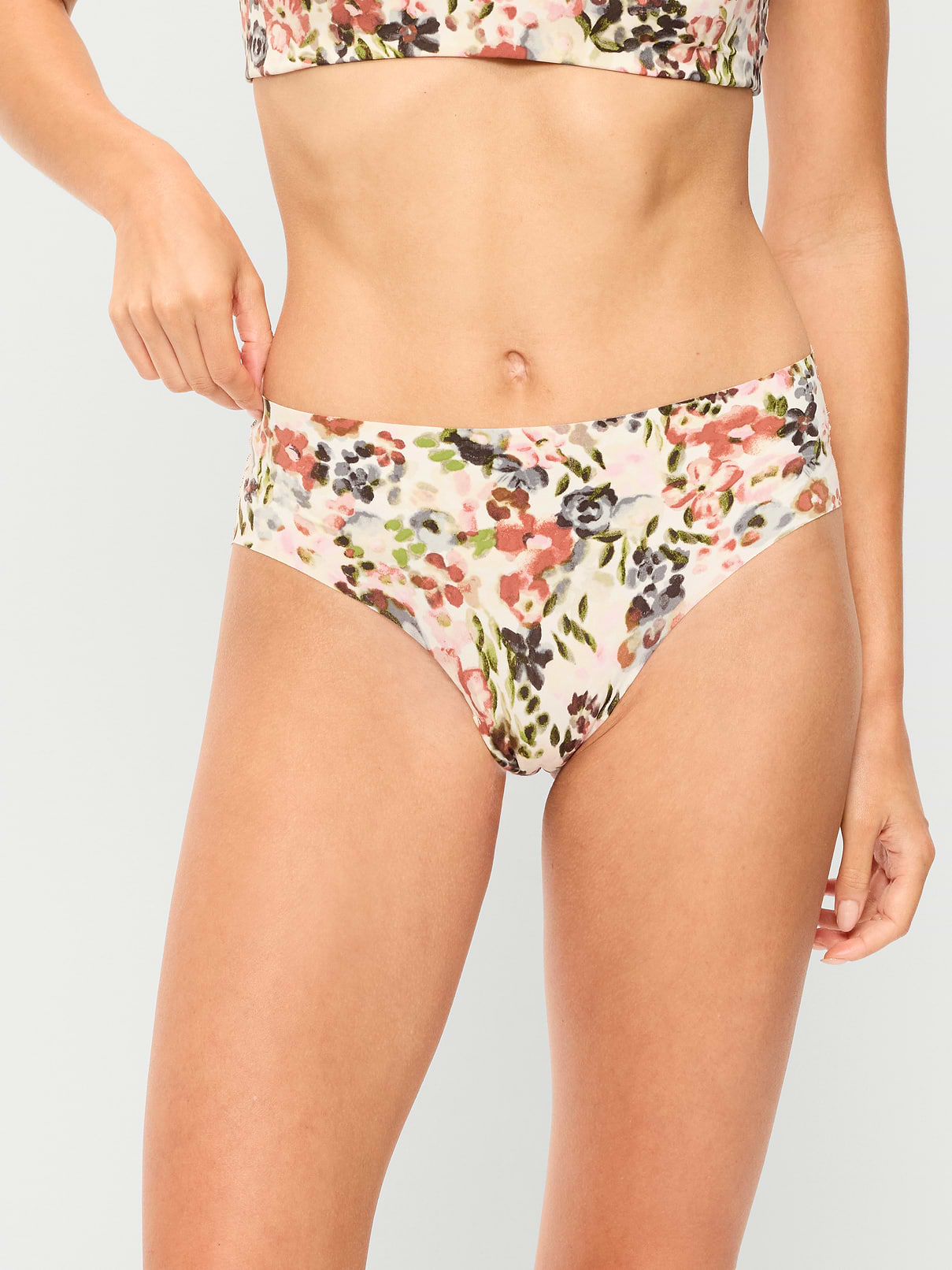 Image 2 of 3, Low-Rise No-Show Hipster Underwear 6-Pack
