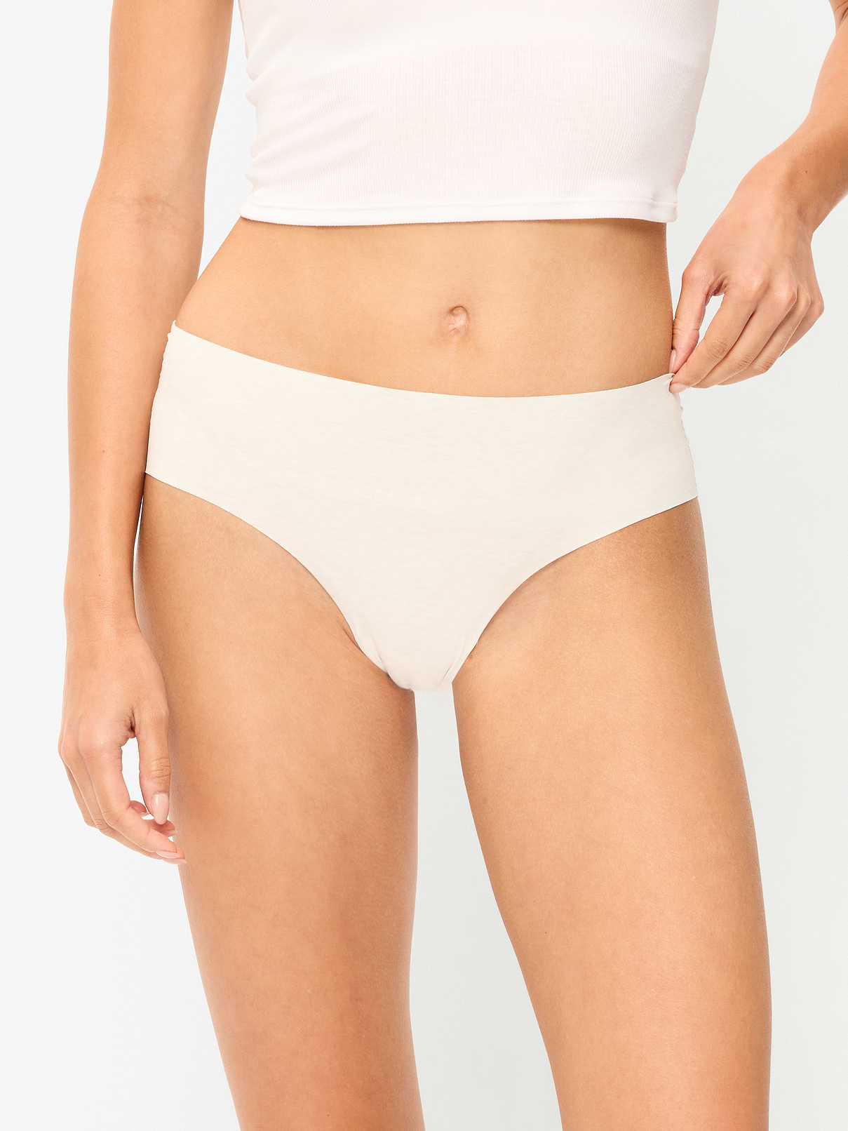 Image 2 of 3, Low-Rise No-Show Hipster Underwear 6-Pack