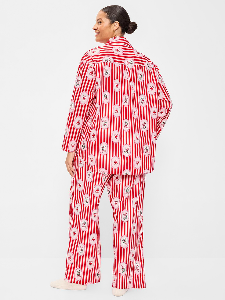 Image 8 of 8, Poplin Pajama Pant Set