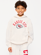Image number 1 showing, Kansas City Chiefs Oversized Pullover Hoodie for Boys