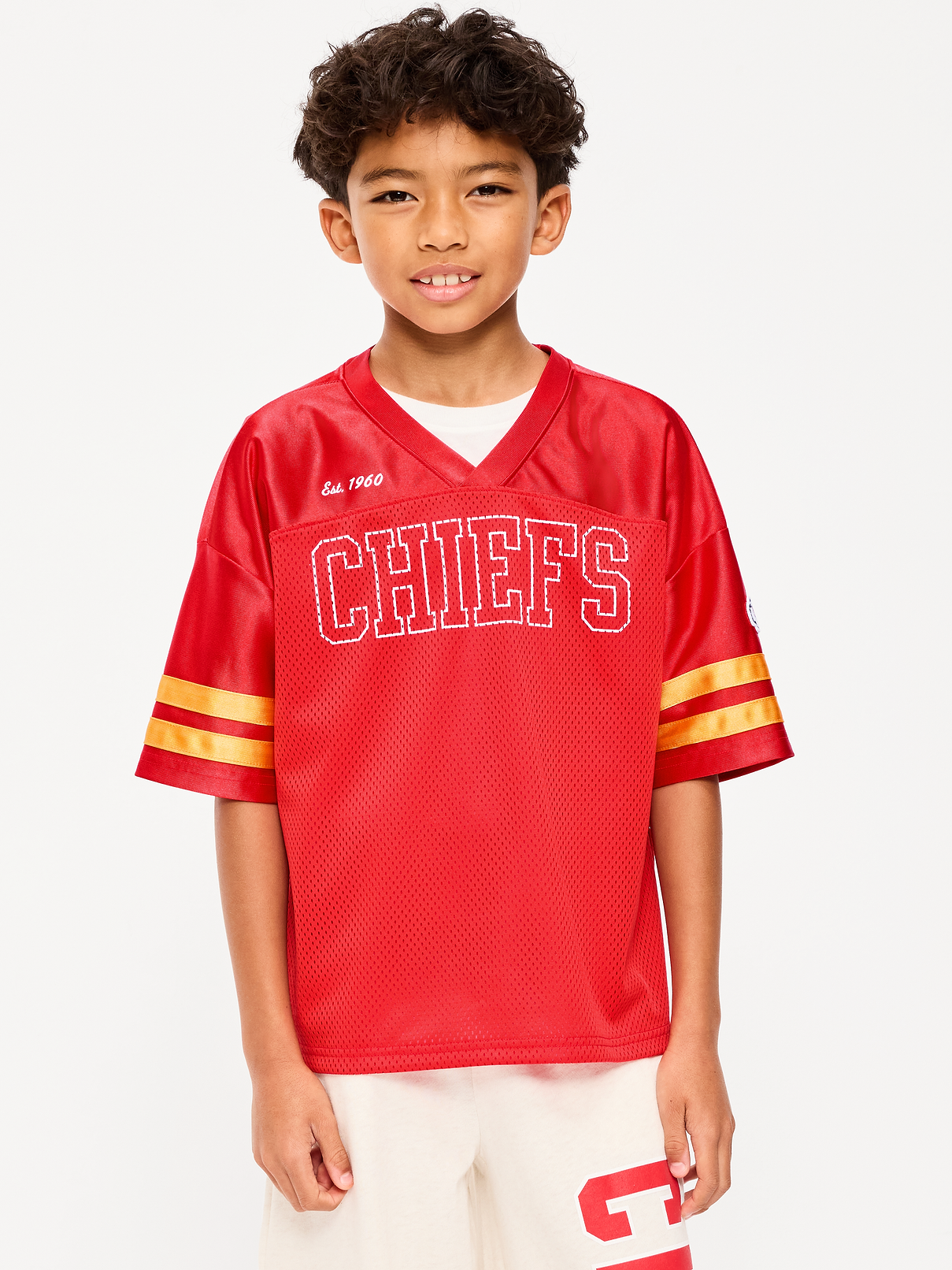 Image number 1 showing, Kansas City Chiefs Lifestyle Jersey T-Shirt for Boys