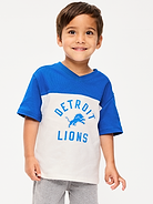 Image number 1 showing, Detroit Lions Oversized Graphic Football T-Shirt for Toddler Boys