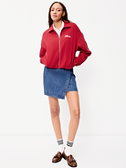 Image number 5 showing, San Francisco 49ers Oversized Fleece Bomber Jacket for Women