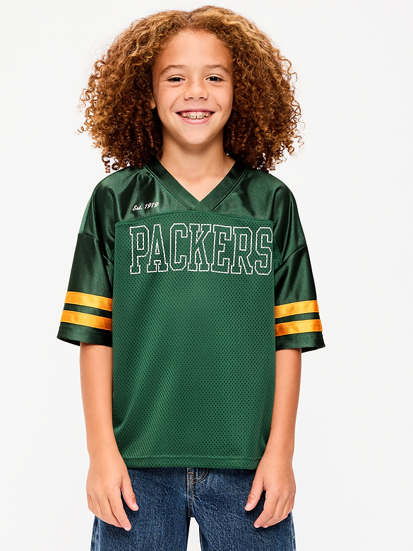 Green Bay Packers Lifestyle Jersey T-Shirt for Boys