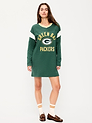 Green Bay Packers Oversized Mini Football Dress for Women