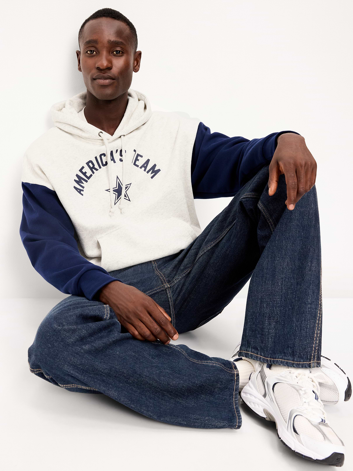 Dallas Cowboys Oversized Pullover Hoodie for Adults