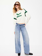 Image number 3 showing, Philadelphia Eagles Cropped Sweater for Women