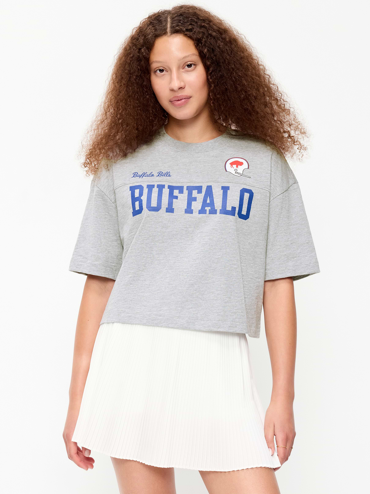 Image number 3 showing, Buffalo Bills Vintage Oversized T-Shirt for Women