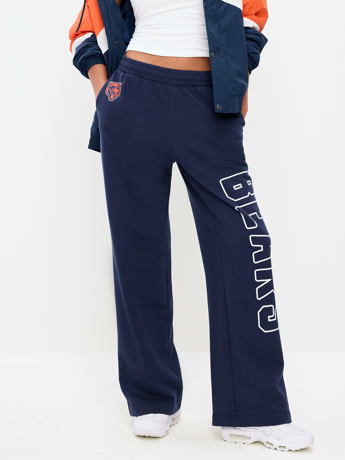 Image number 2 showing, Chicago Bears High-Waisted SoComfy Wide-Leg Sweatpants for Women