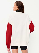 Image number 2 showing, San Francisco 49ers Oversized Fleece Sweatshirt for Women