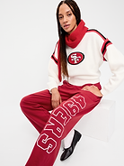 Image number 3 showing, San Francisco 49ers High-Waisted SoComfy Wide-Leg Sweatpants for Women