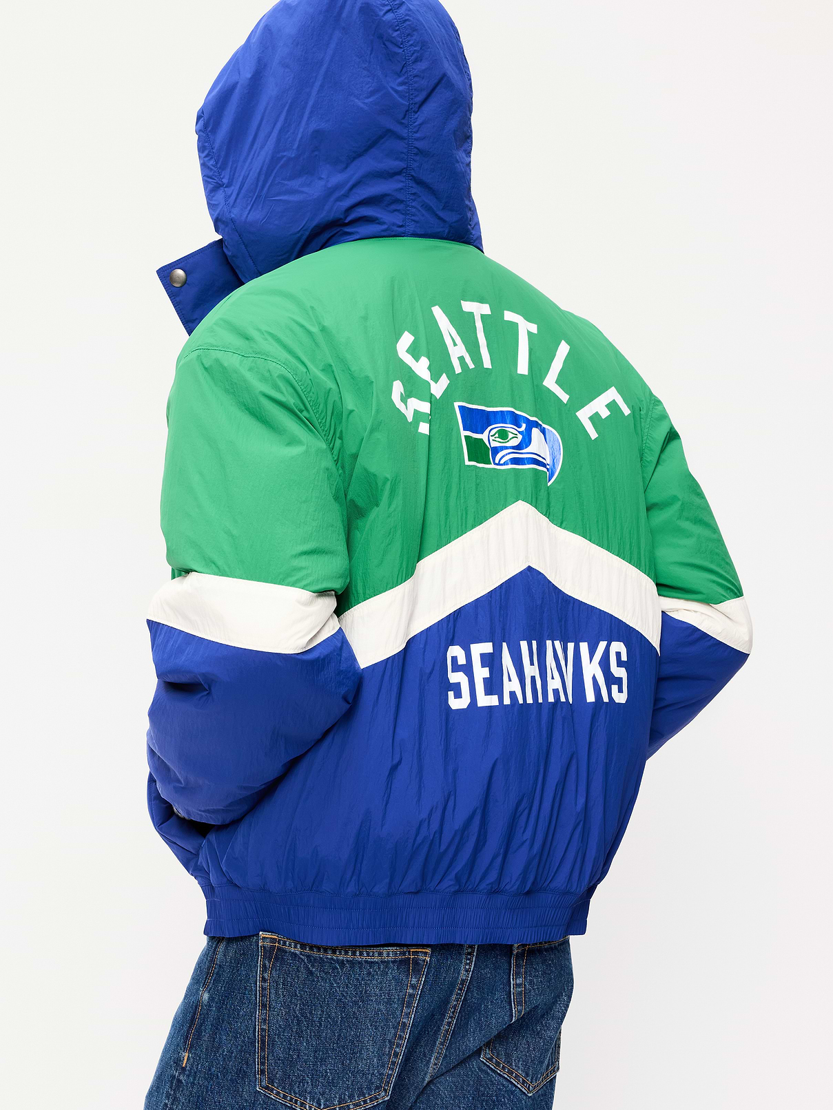 Image number 2 showing, Seattle Seahawks Oversized Jacket for Adults
