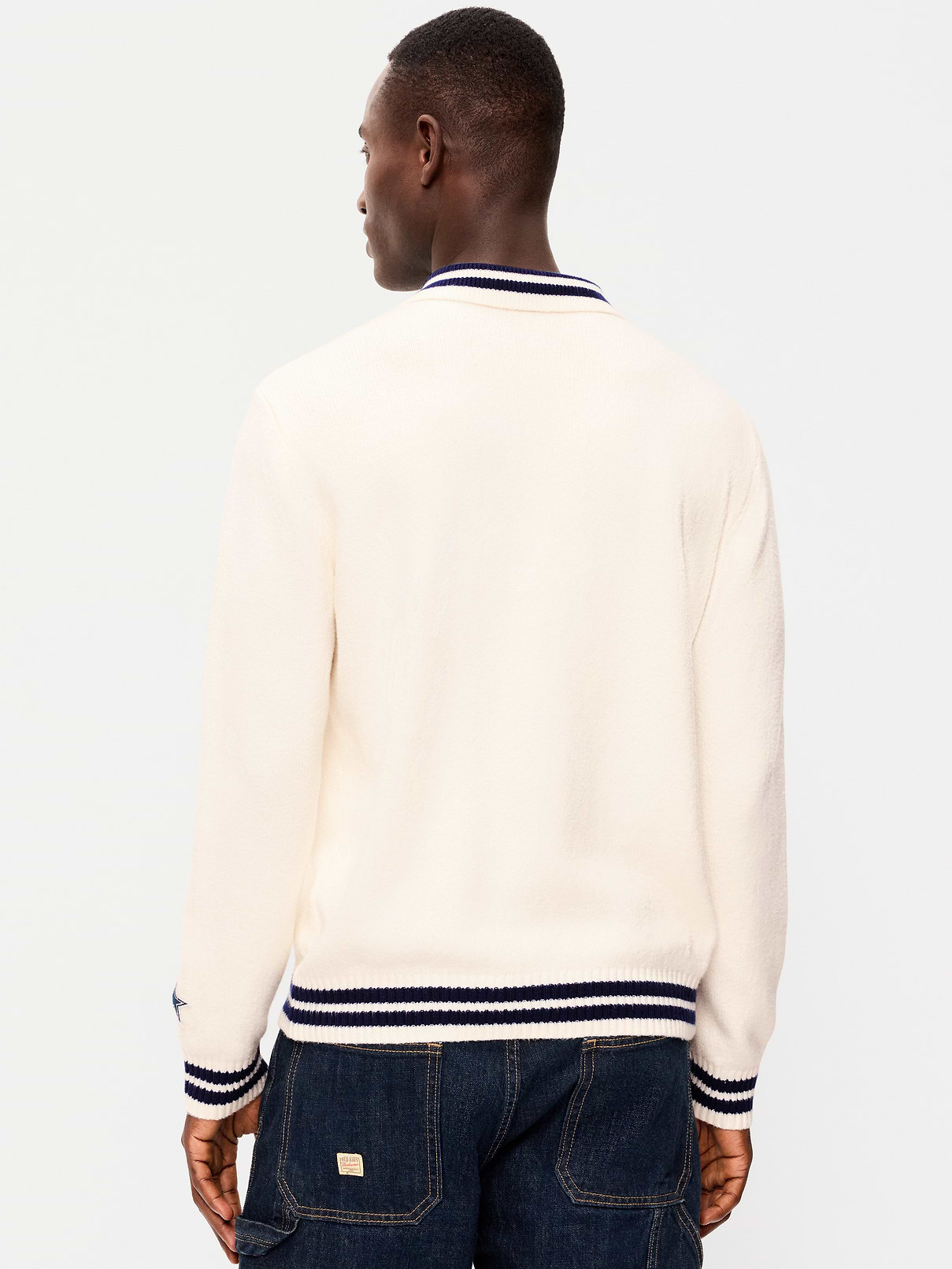 Image number 2 showing, Dallas Cowboys Collared Sweater for Men