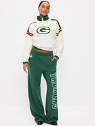 Image number 1 showing, Green Bay Packers High-Waisted SoComfy Wide-Leg Sweatpants for Women