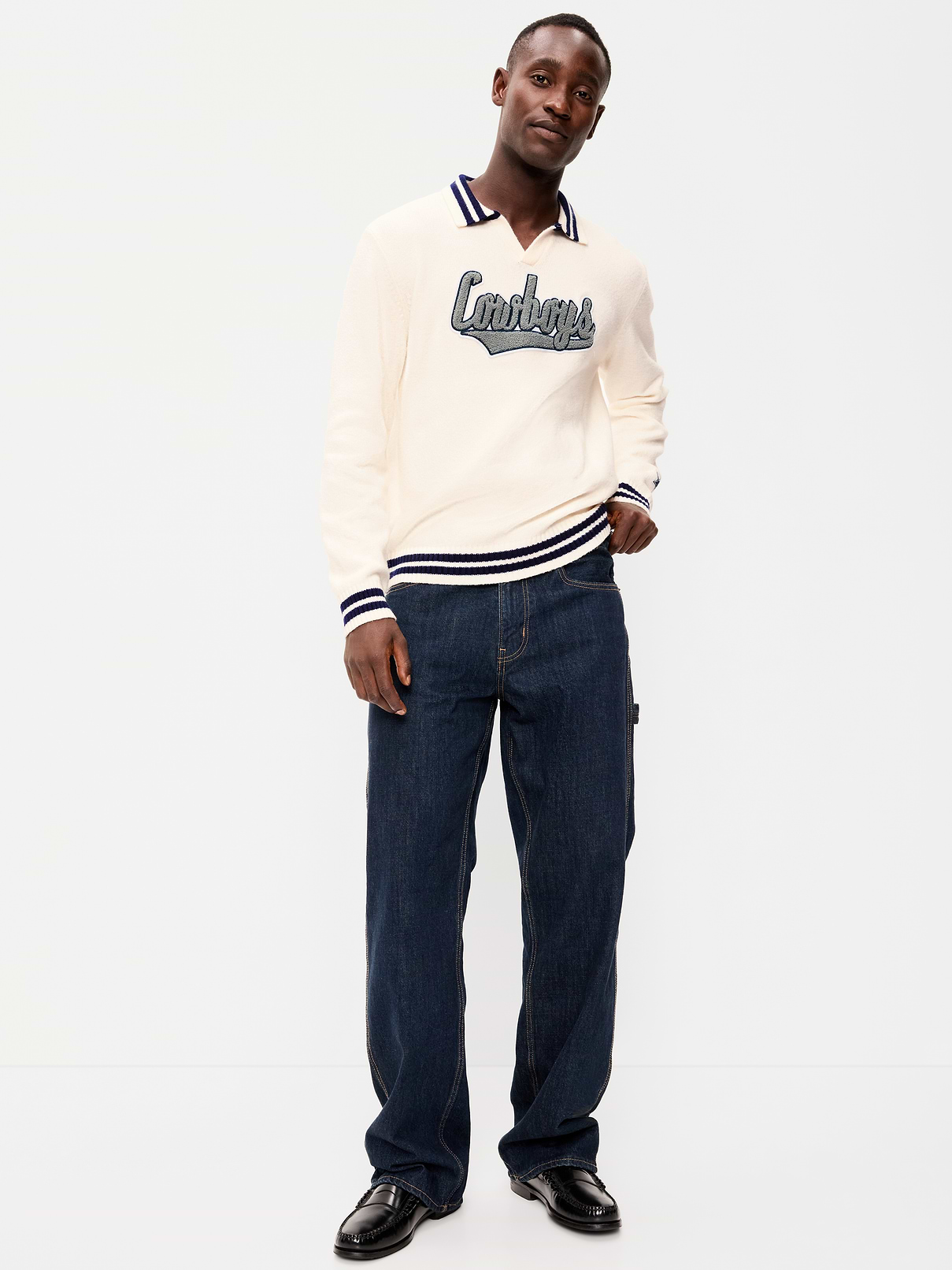 Image number 3 showing, Dallas Cowboys Collared Sweater for Men