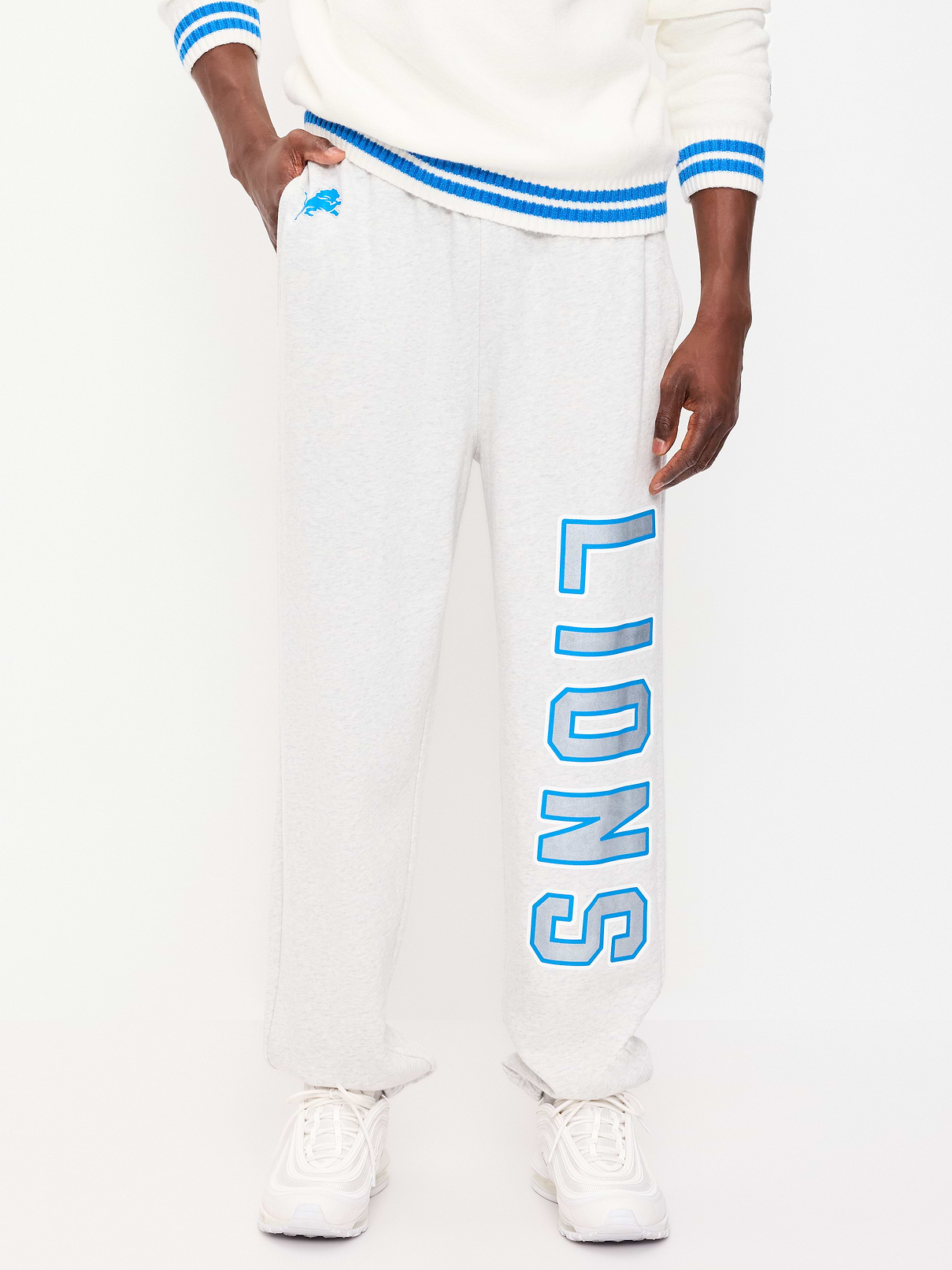 Image number 3 showing, Detroit Lions Baggy Jogger Sweatpants for Men