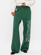 Image number 3 showing, Green Bay Packers High-Waisted SoComfy Wide-Leg Sweatpants for Women