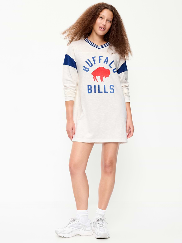 Buffalo Bills Oversized Mini Football Dress for Women