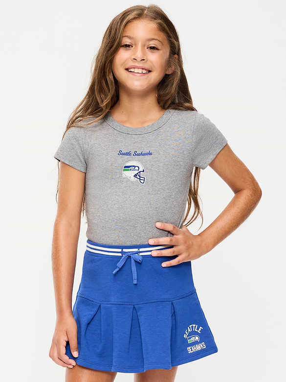 Seattle Seahawks Fitted Graphic T-Shirt for Girls
