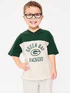 Image number 1 showing, Green Bay Packers Oversized Graphic Football T-Shirt for Toddler Boys