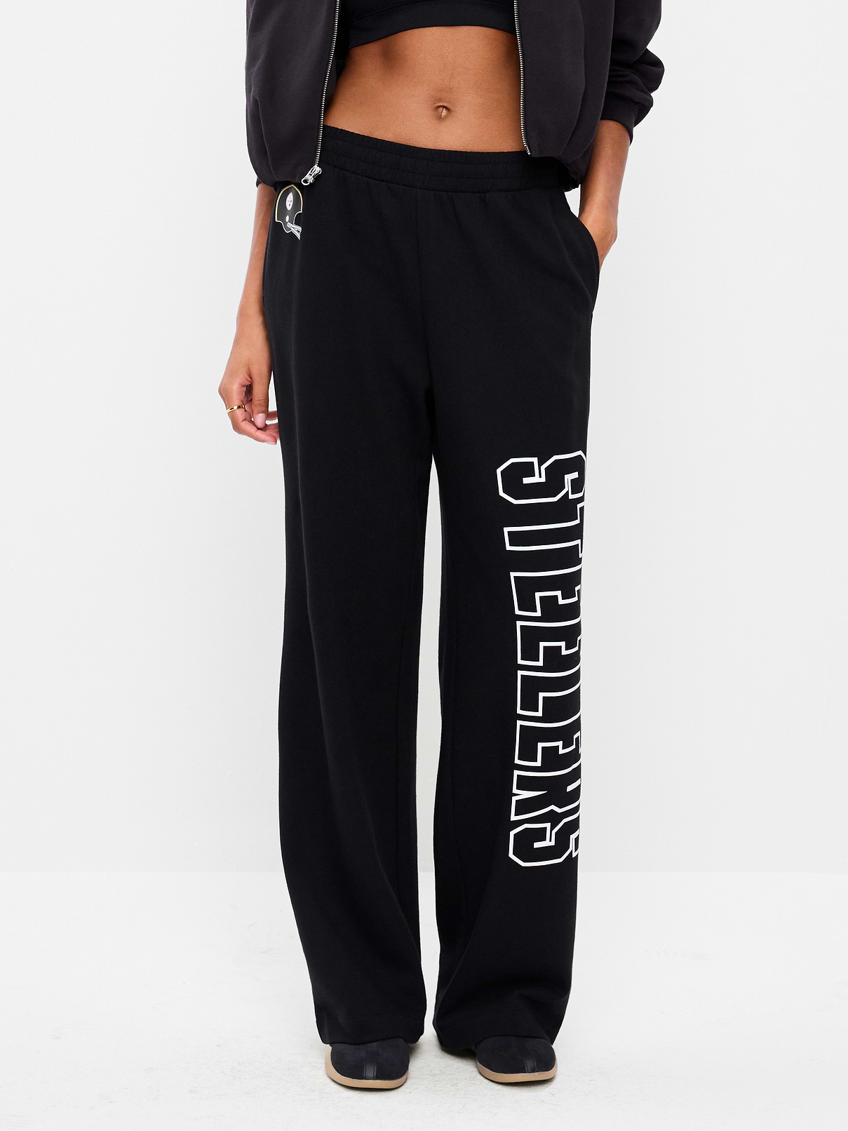 Image number 2 showing, Pittsburgh Steelers High-Waisted SoComfy Wide-Leg Sweatpants for Women