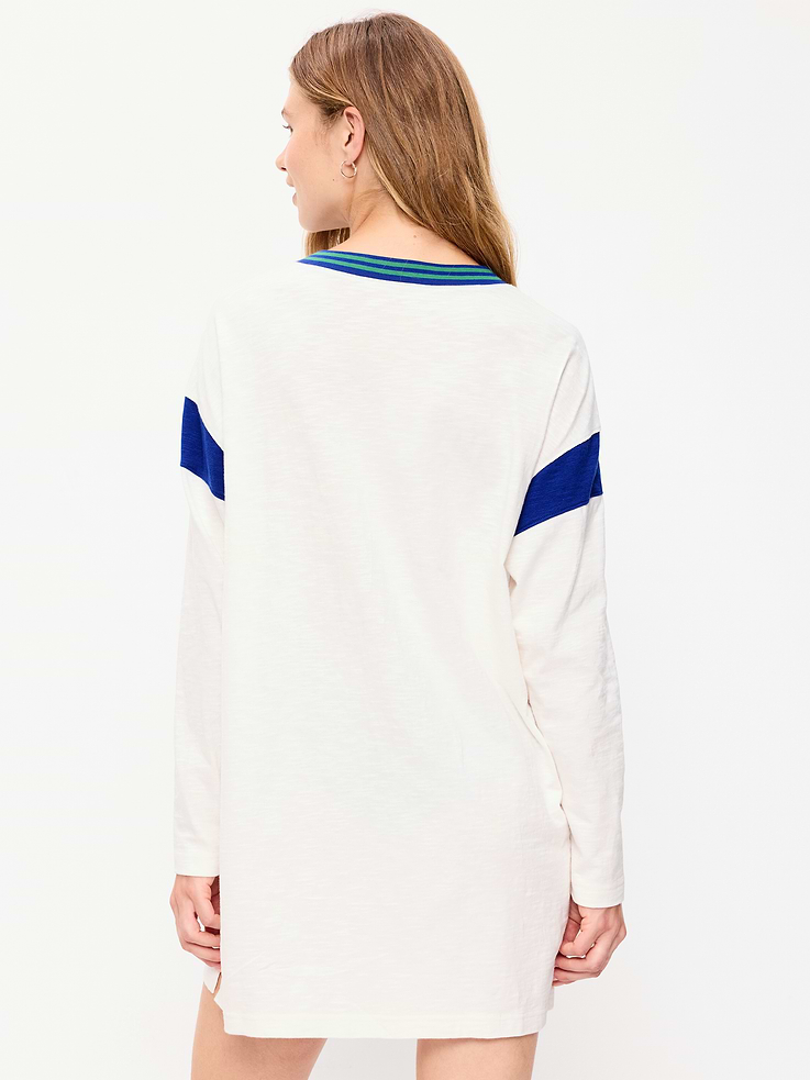 Image 2 of 5, Seattle Seahawks Oversized Mini Football Dress for Women