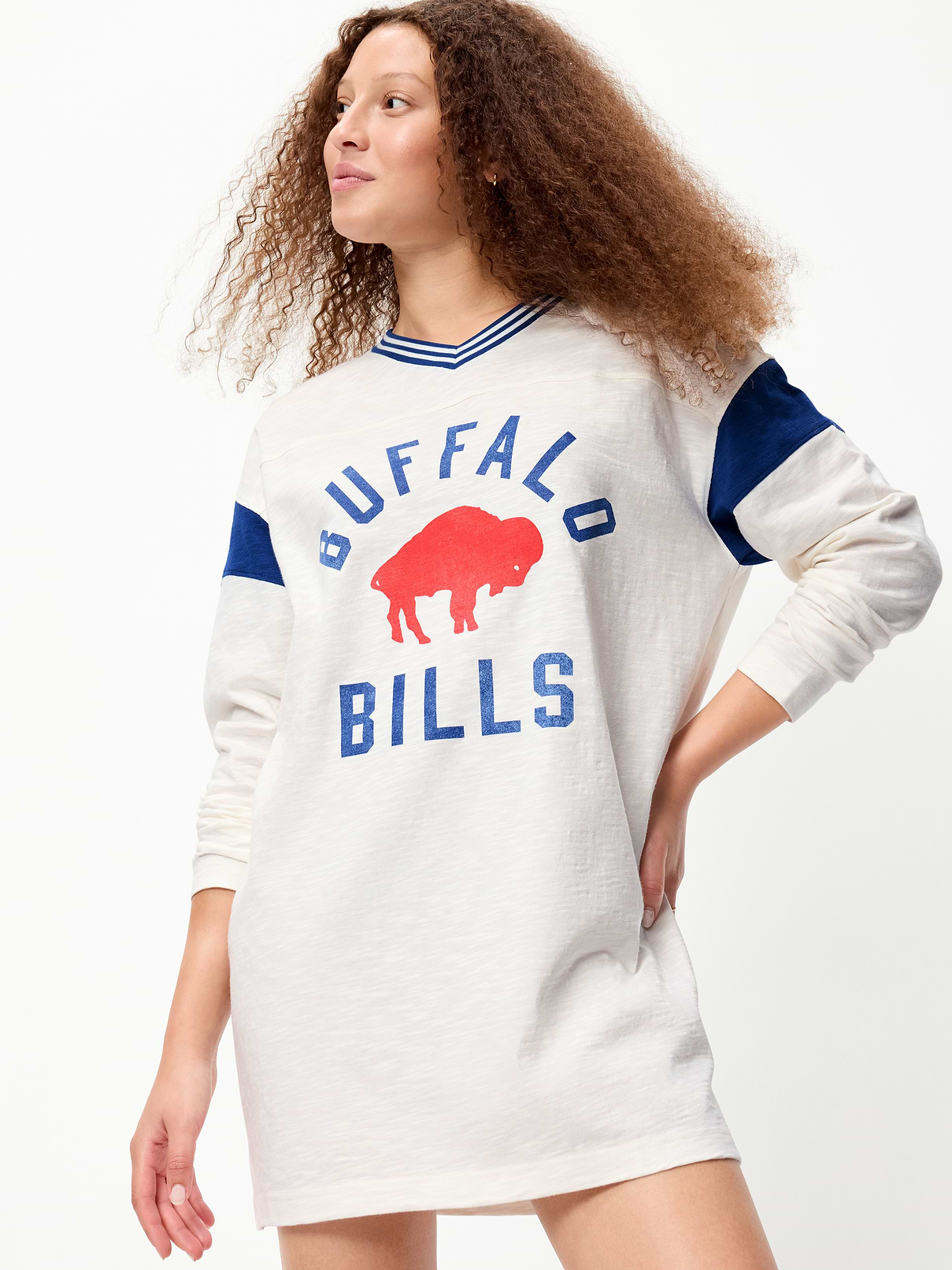 Image number 3 showing, Buffalo Bills Oversized Mini Football Dress for Women