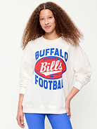 Image number 1 showing, Buffalo Bills Oversized Fleece Sweatshirt for Women