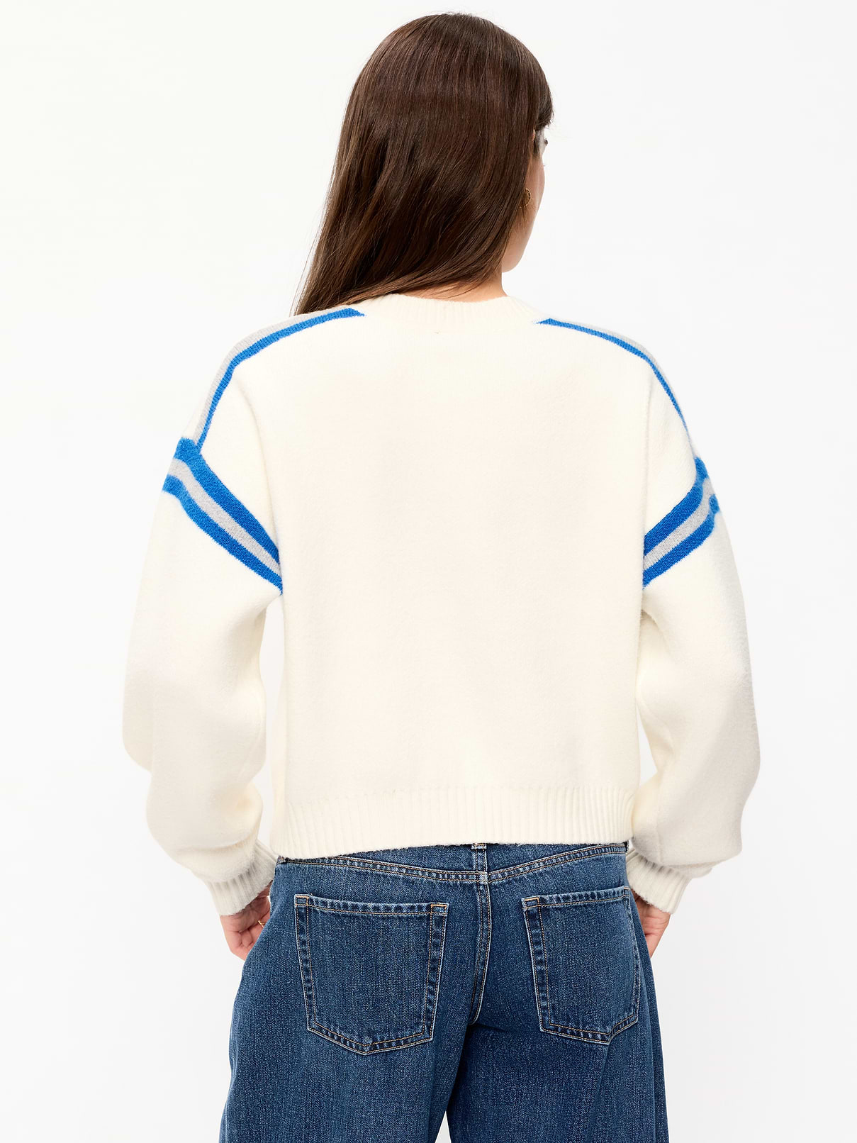 Image number 2 showing, Detroit Lions Cropped Sweater for Women