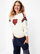 Image number 3 showing, Chicago Bears Cropped Sweater for Women