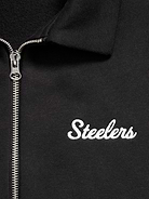 Image number 4 showing, Pittsburgh Steelers Oversized Fleece Bomber Jacket for Women