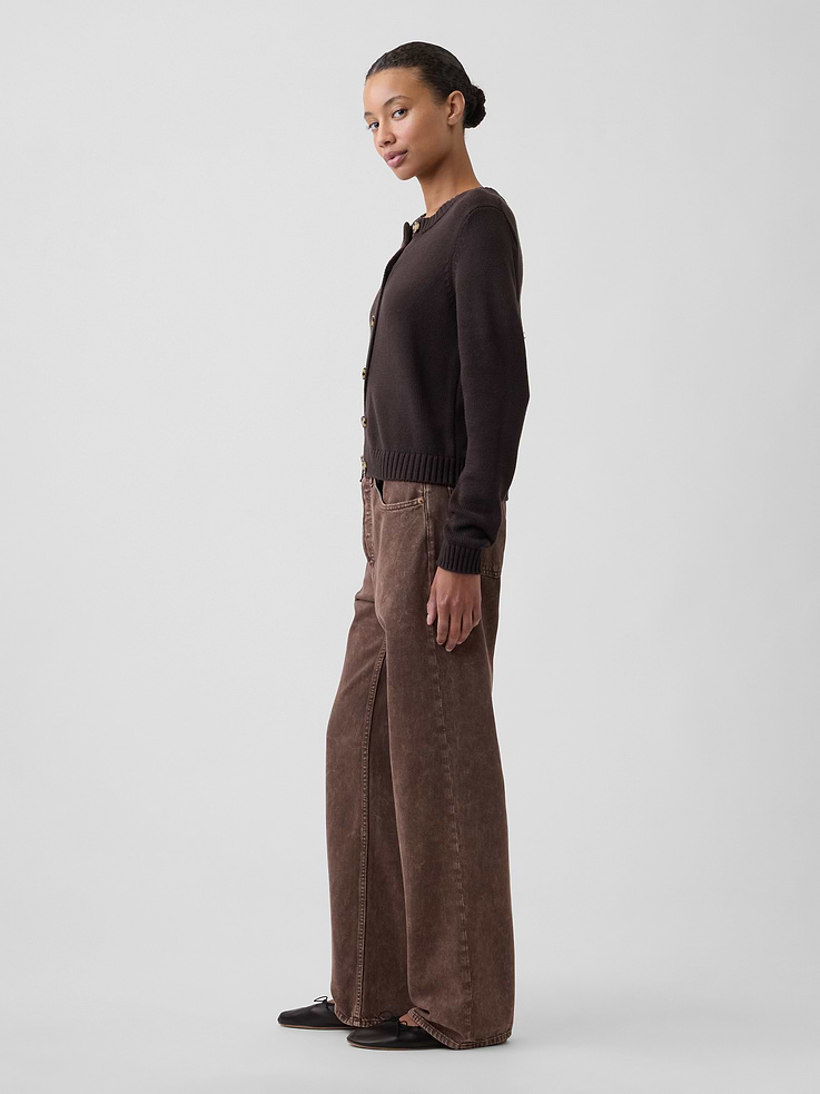 Image number 3 showing, Low Slung Relaxed Straight Jeans