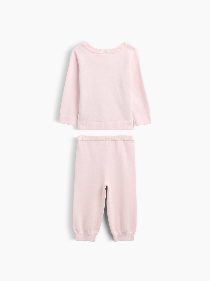 Image 3 of 3, Baby Two-Piece Sweater Outfit Set
