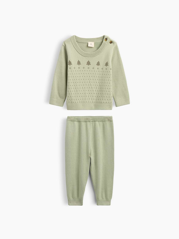 Baby Two-Piece Sweater Outfit Set