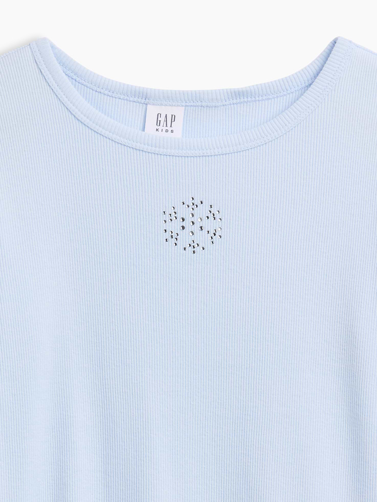 Image 2 of 3, Kids Ribbed T-Shirt