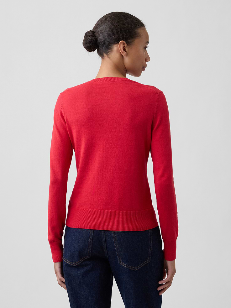 Image 2 of 5, Crewneck Cardigan
